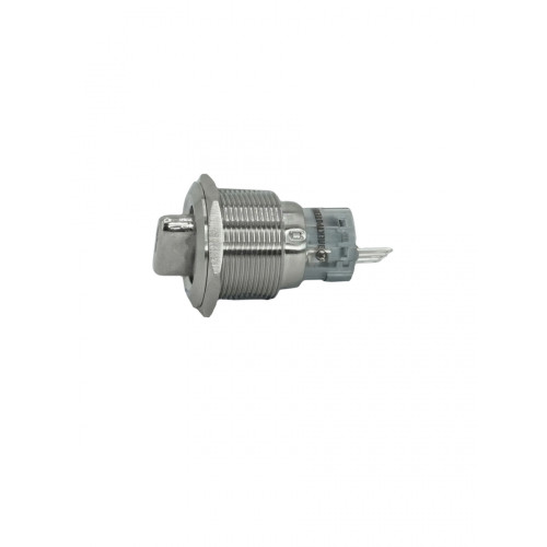 GQ22-L-11X/23/S, металл, 1NO+1NC, на 2 положения без фиксации I-II, d22мм, IP40, переключатель  (ЭТ)