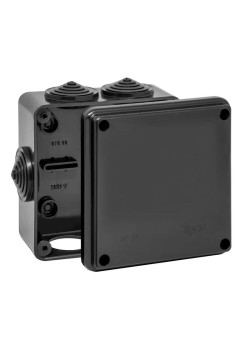 Коробка распределительная ОП 100х100х50мм УХЛ1 IP54 черн. Ruvinil 67050Ч