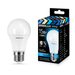 Лампа светодиодная с датчиком LED-A60P-15W-E27-4K PRO 15Вт Е27 4500К 220-240В с Ergolux 14763