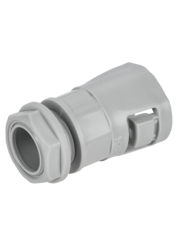ELASTA Муфта вводная для гофрированных труб MVN20 IP40 серая IEK