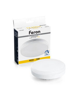 Лампа светодиодная диммируемая Feron LB-457 GX53 15W 230V 2700K