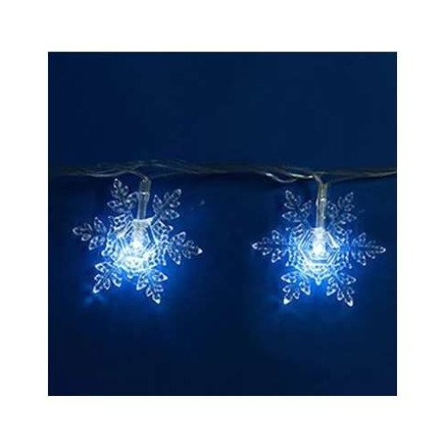 Гирлянда светодиодная «Снежинки-1» ULD-S0700-050/DTA WHITE IP20 SNOWFLAKES-1 с контроллером 50LED (дл.7м) Uniel 7930