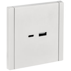 FORTE&PIANO Розетка USB A+C 18Вт FP251 белый IEK
