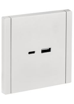 FORTE&PIANO Розетка USB A+C 18Вт FP251 белый IEK