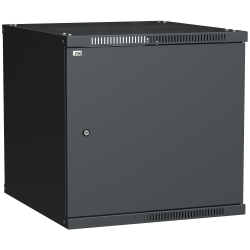 ITK Шкаф LINEA WE 9U 600x650мм дверь металл черный