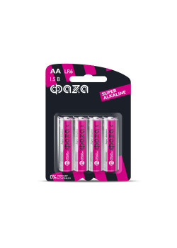 Элемент питания алкалиновый AA/LR6 1.5В Super Alkaline BL-4 (уп.4шт) ФАZА 5000285