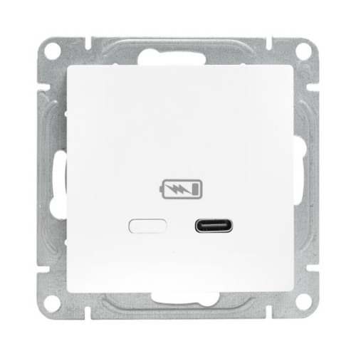 Механизм роз. USB-С, быстрая, бел. Эпика EKF Механизм роз. USB-С, быстрая, бел. Эпика EKF