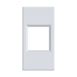 W45 Плата лицевая для 1xKeystone, 1 модуль (45х22.5 мм) БЕЛАЯ