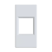 W45 Плата лицевая для 1xKeystone, 1 модуль (45х22.5 мм) БЕЛАЯ W45 Плата лицевая для 1xKeystone, 1 модуль (45х22.5 мм) БЕЛАЯ