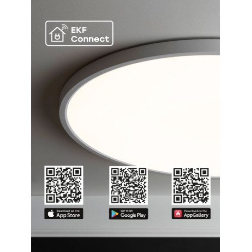 Умный потолочный светильник 600 мм 45 W EKF Connect
