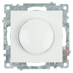 Выключатель диммирующий TRIAC(механизм), STEKKER GLS10-7106-01, 250V, 500W, серия Катрин, белый