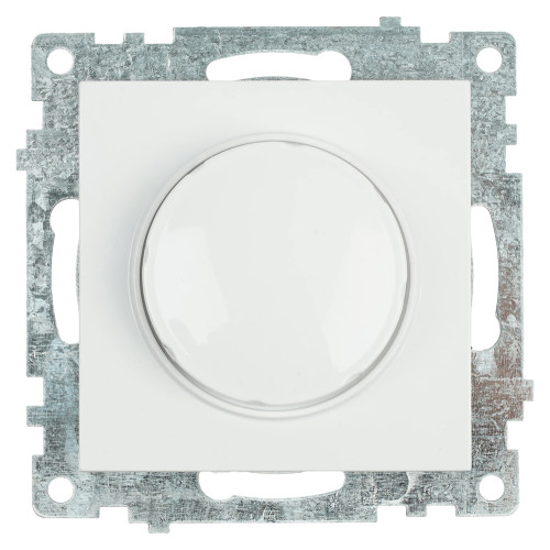 Выключатель диммирующий TRIAC(механизм), STEKKER GLS10-7106-01, 250V, 500W, серия Катрин, белый
