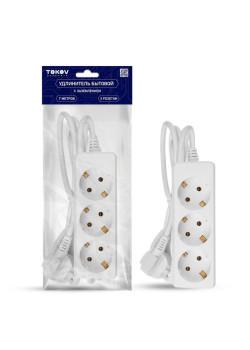 Удлинитель 3х7м с заземл. 16А 3х1 TOKOV ELECTRIC TKE-C01-BU3-7-1-Z