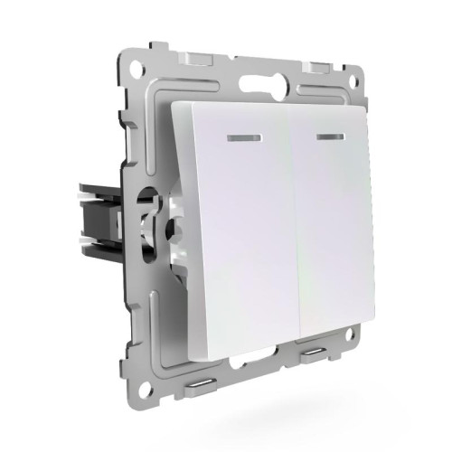Выключатель 2-кл. СП Pixel 10А IP20 с индикатором механизм перламутр. TOKOV ELECTRIC TKE-PX-V2I-C04 Выключатель 2-кл. СП Pixel 10А IP20 с индикатором механизм перламутр. TOKOV ELECTRIC TKE-PX-V2I-C04