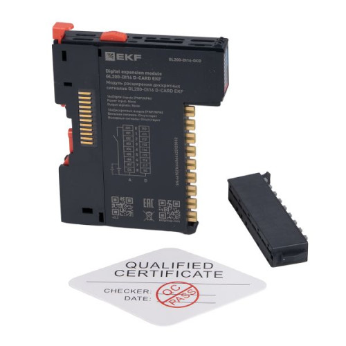 Модуль расширения дискретных сигналов GL200-DI16 D-CARD EKF Модуль расширения дискретных сигналов GL200-DI16 D-CARD EKF