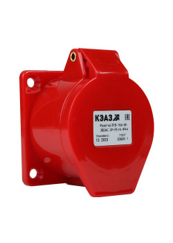 Розетка фланцевая 315-16А-6h-380AC-3P+PE+N-IP44