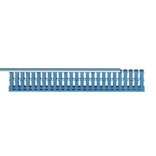 Короб перфорированный, синий RL12 40x80 Короб перфорированный, синий RL12 40x80