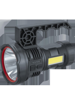 Фонарь светодиодный/ Фонарь светодиодный NPT-SP39-ACCU прожектор/кемпинг 1 LED, 3Вт + 1 COB, 5Вт