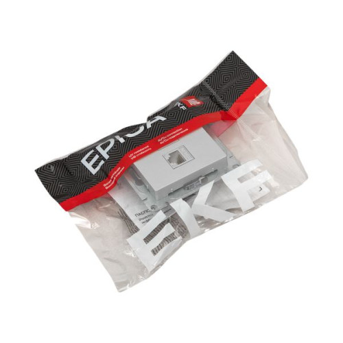 Механизм роз. HDMI+RJ45 (cat5), алюм. Эпика EKF Механизм роз. HDMI+RJ45 (cat5), алюм. Эпика EKF