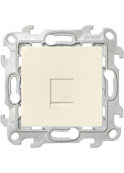 Розетка компьютерная СП Simon 24 RJ45 кат.5E UTP IP20 механизм сл. кость Simon 2410598-031