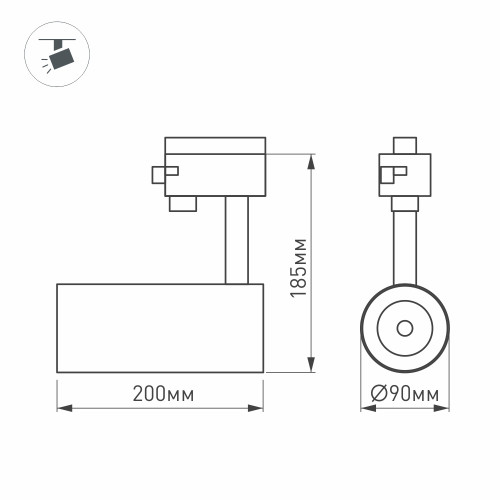 Блок питания ARV-DR150-24 (24V, 6.25A, 150W) ( IP20 DIN-рейка)