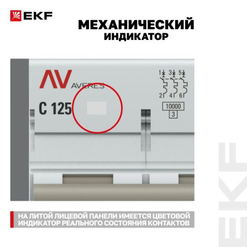 AV-125 3P 125A (C) 10kA EKF AVERES AV-125 3P 125A (C) 10kA EKF AVERES