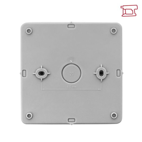 Коробка распределительная KMP-030-034 с крышкой (100x100x50) для прямого монтажа без мембр. вводов серая IP54 EKF Коробка распределительная KMP-030-034 с крышкой (100x100x50) для прямого монтажа без мембр. вводов серая IP54 EKF