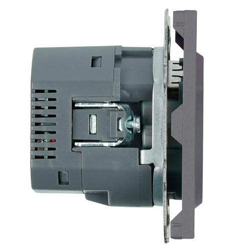 Розетка 1-местная з/ш с/з 16А + USB + Type C (механизм), Stekker, 250В, 20W, серия Эмили, платиново-серый, soft-touch, RST16-5119-10 Розетка 1-местная з/ш с/з 16А + USB + Type C (механизм), Stekker, 250В, 20W, серия Эмили, платиново-серый, soft-touch, RST16-5119-10