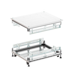 Крыша основание преперфорированные IT-CQE 800x800, RAL7035