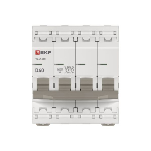 Авт. выкл. ВА 47-63N 4P 40А (D) 4,5kA PROXIMA EKF