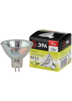Лампа галогенная GU5.3-MR16-35W-12V-Cl ЭРА C0027355