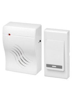 Звонок беспроводной в розетку ЗБР-11/1-36М (36 мелодий, кнопка IP30, AC 230V) TDM