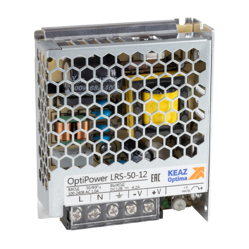 Блок питания панельный OptiPower LRS 50-12 4.2A Блок питания панельный OptiPower LRS 50-12 4.2A