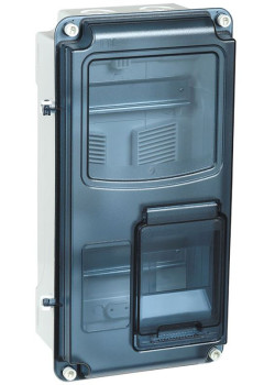 Корпус ЩУРн-П 1/8 Krepta 5 IP66 PC пластик. IEK MSP1-N-08-55