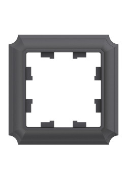 ATLASDESIGN ANTIQUE 1-постовая РАМКА, БАЗАЛЬТ