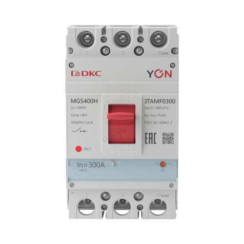 Авт. выкл. YON MGS400 3P 240-300A 75kA Авт. выкл. YON MGS400 3P 240-300A 75kA