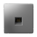 ARTGALLERY РОЗЕТКА компьютерная RJ45, кат. 6A, механизм, СТАЛЬ