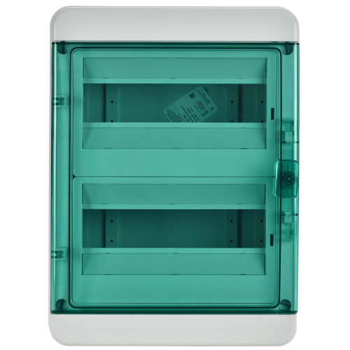 TEKFOR Корпус пластиковый КМПн-24 IP65 зеленая прозрачная дверь IEK TEKFOR Корпус пластиковый КМПн-24 IP65 зеленая прозрачная дверь IEK