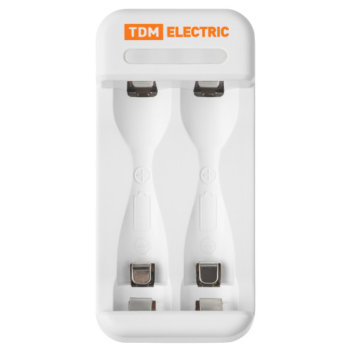 Зарядное устройство 2022 (200 mA 2 слота АА/ААА 2 кан.USB) TDM Зарядное устройство 2022 (200 mA 2 слота АА/ААА 2 кан.USB) TDM