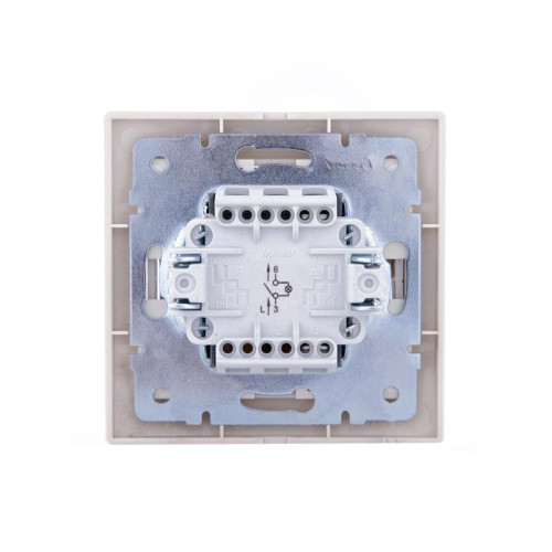 Выключатель 1-кл. СП Mira 10А IP20 с подсветкой со вставкой крем. LEZARD 701-0303-111 Выключатель 1-кл. СП Mira 10А IP20 с подсветкой со вставкой крем. LEZARD 701-0303-111