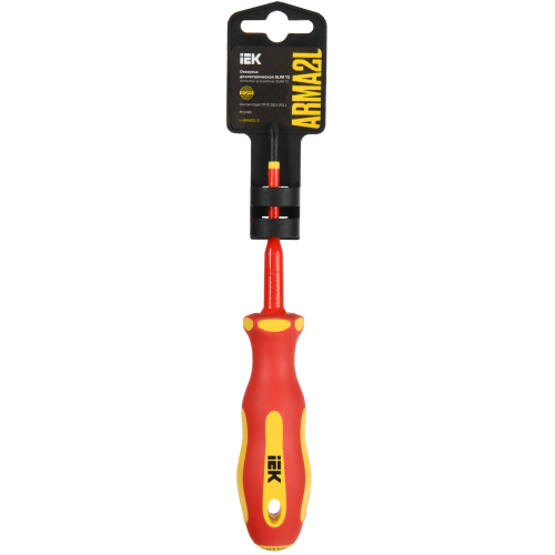 ARMA2L 5 Отвертка диэлектрическая SLIM PH1х80 Т2 IEK ARMA2L 5 Отвертка диэлектрическая SLIM PH1х80 Т2 IEK