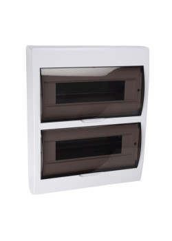 Бокс модульный накладной PDB/W 1024 WH (ЩРН-П-24) IP41 пластик. Pro JazzWay 5071698