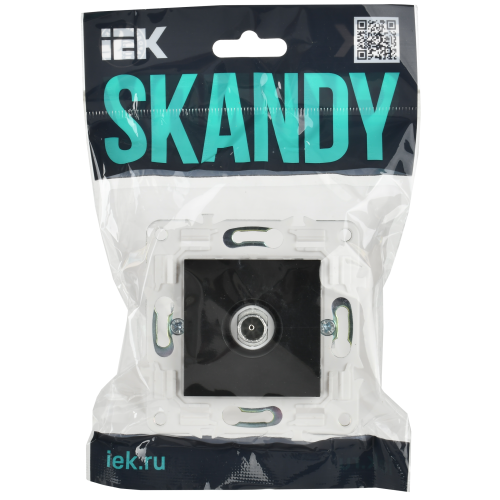 SKANDY Розетка TV оконечная SK-A12Bl черный IEK