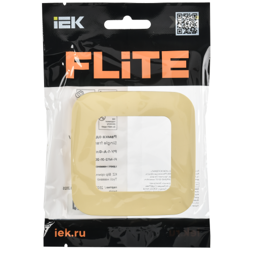 FLITE Рамка 1-местная РУ-1-А-ФлН навахо IEK FLITE Рамка 1-местная РУ-1-А-ФлН навахо IEK