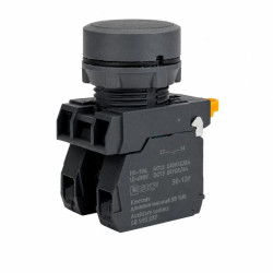 Кнопка SB-21 плоская без фиксации 1NС черная IP65