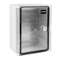 Корпус пластиковый ЩМПп STEKKER EBX60-6/04-65 IP65 c прозрачной дверью (280*210*130) пластик, серия ArcaWP65+