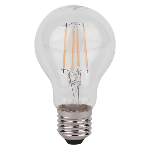 Лампа светодиодная филаментная LSCLA60 5W/827 230VFILCL 5Вт 2700К тепл. бел. E27 600лм A угол пучка 300град. 220-240В (замена 60Вт) прозр. стекло OSRAM 4058075683921 Лампа светодиодная филаментная LSCLA60 5W/827 230VFILCL 5Вт 2700К тепл. бел. E27 600лм A угол пучка 300град. 220-240В (замена 60Вт) прозр. стекло OSRAM 4058075683921