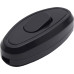 Выключатель на шнур STEKKER GLS10-01-20 250В, 10A, черный Выключатель на шнур STEKKER GLS10-01-20 250В, 10A, черный
