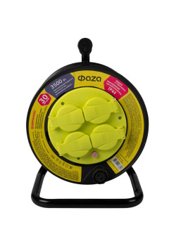 Удлинитель на катушке 4х30м с заземл. IP44 CRW-04-3000 ФАZА 5063853