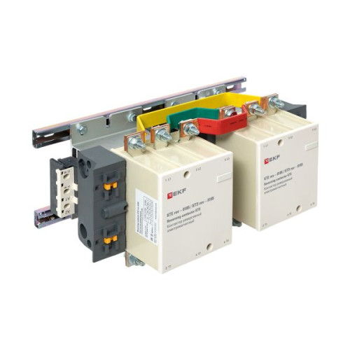 Контактор реверсивный КТЭ-1 185А 2NO 400В AC EKF Контактор реверсивный КТЭ-1 185А 2NO 400В AC EKF